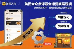 美团大众点评最全运营底层逻辑，落地就能执行，助商家快速提升店铺业绩-轻创网