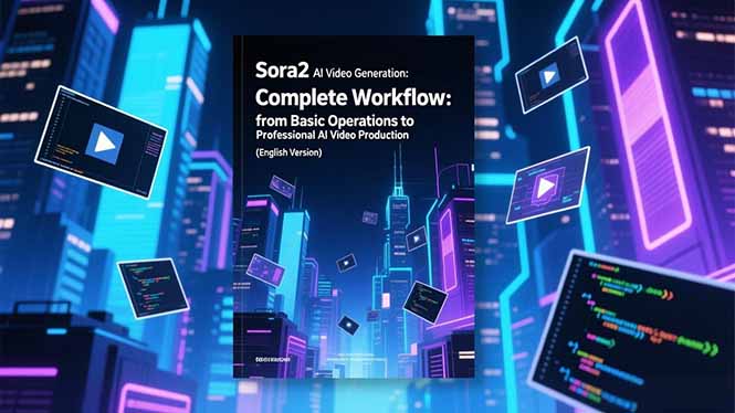Sora2 AI视频生成的系统教程(英文版-轻创网