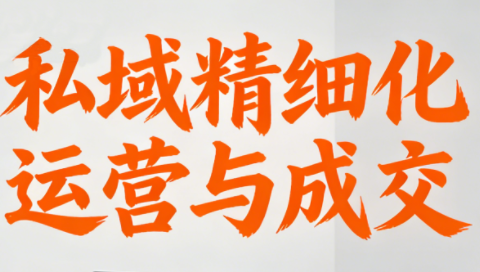 楚老师·私域精细化运营与成交-轻创网