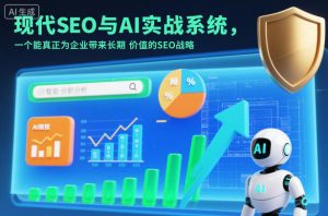 现代SEO与AI实战系统，一个能真正为企业带来长期价值的SEO战略(英语+中文字幕)-轻创网