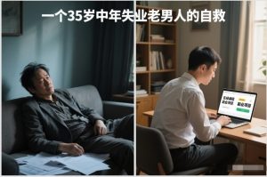 付费文章：一个35岁中年失业老男人的自救-轻创网
