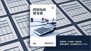 跨境电商财务课，核算逻辑、平台规则、账务处理，掌握全盘账务，胜任高薪岗位月入1.5万+-轻创网