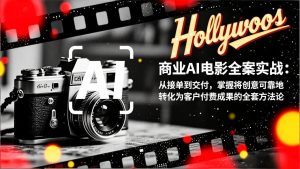 商业AI电影全案实战：从接单到交付，掌握将创意可靠地转化为客户付费成果的全套方法论-轻创网
