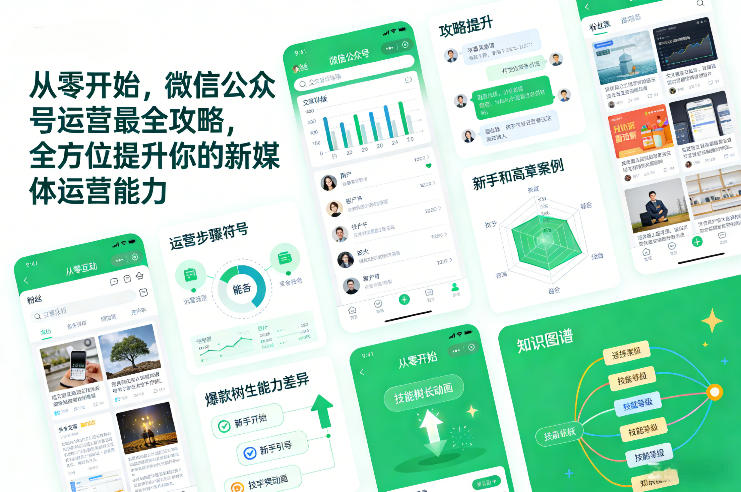 从零开始，微信公众号运营最全攻略，全方位提升你的新媒体运营能力-轻创网