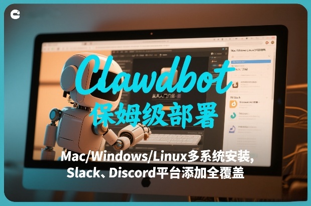 Clawdbot保姆级部署，从入门介绍、Mac/Windows/Linux多系统安装，到Slack、Discord平台添加全覆盖-轻创网