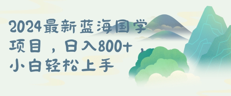 国学项目，长期蓝海可矩阵，从0-1的过程【揭秘】-轻创网