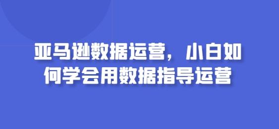 亚马逊数据运营，小白如何学会用数据指导运营-轻创网