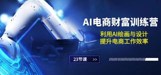 AI电商-财富训练营：利用AI绘画与设计，提升电商工作效率(23节课)-轻创网