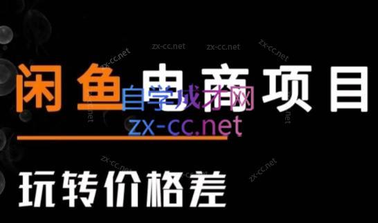 亿创繁星·闲鱼电商项目(玩转价格差)-轻创网