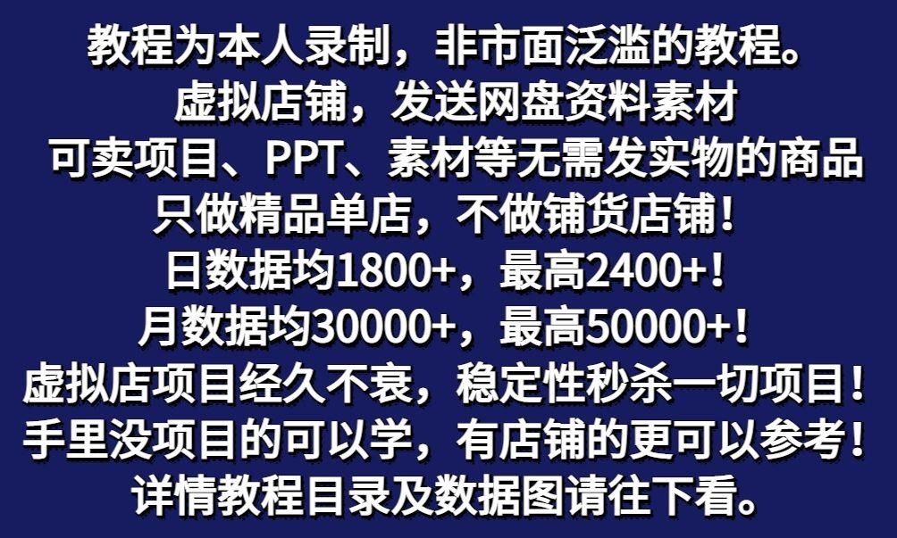 图片[2]-拼多多虚拟电商训练营月入50000+你也行，暴利稳定长久，副业首选-轻创网