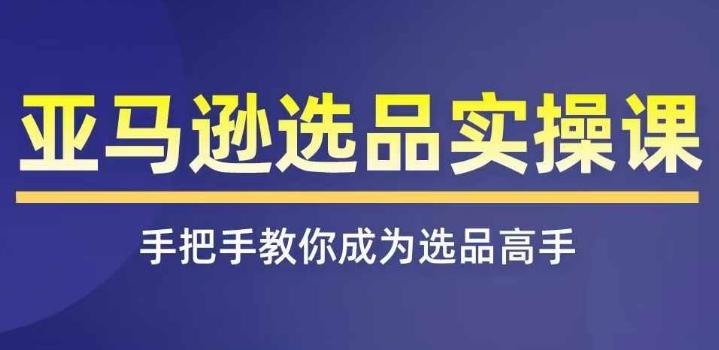 亚马逊选品实操课程，快速掌握亚马逊选品的技巧，覆盖亚马逊选品所有渠道-轻创网