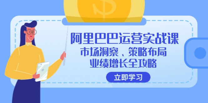 阿里巴巴运营实战课：市场洞察、策略布局、业绩增长全攻略-轻创网