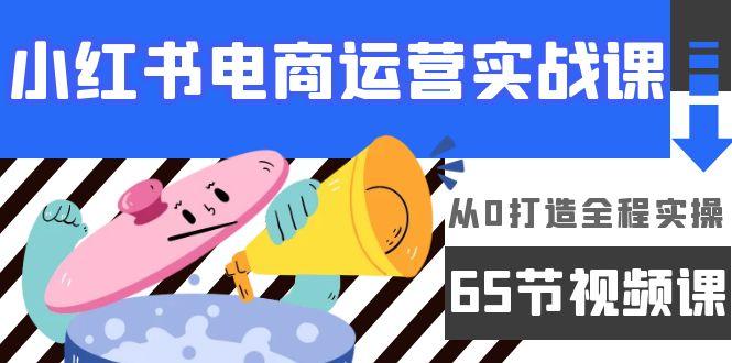 (9724期)小红书电商运营实战课，从0打造全程实操(65节视频课)-轻创网