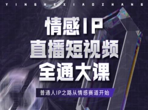 情感IP直播短视频全通大课，普通人IP之路从情感赛道开始-轻创网