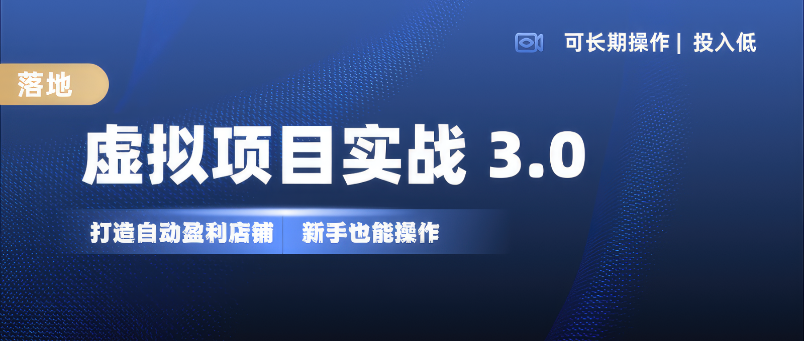 虚拟项目实操落地 3.0,新手轻松上手，单品月入1W+-轻创网