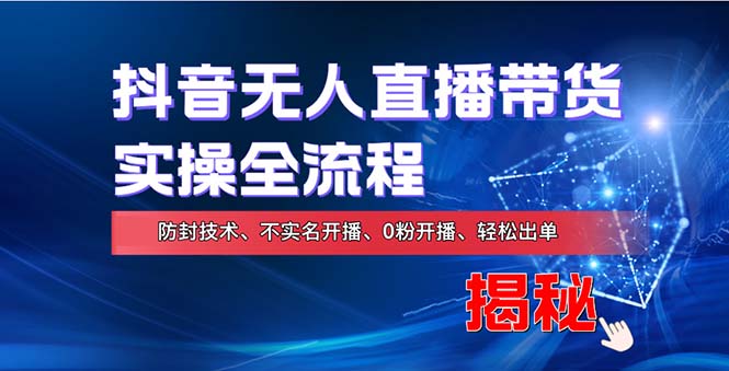 在线赚钱新途径：如何用抖音无人直播实现财务自由，全套实操流程，含…-轻创网