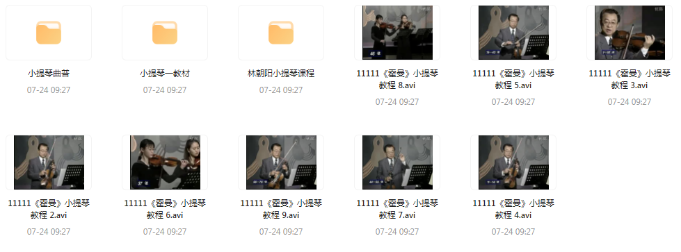 霍曼小提琴教学视频-轻创网