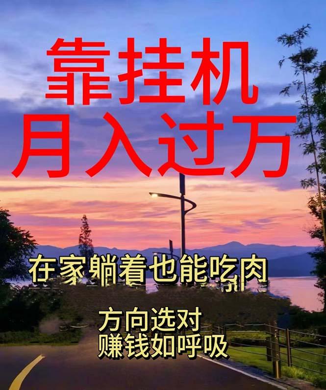 靠挂机，日入1000+，躺着也能吃肉，电脑手机都可挂-轻创网