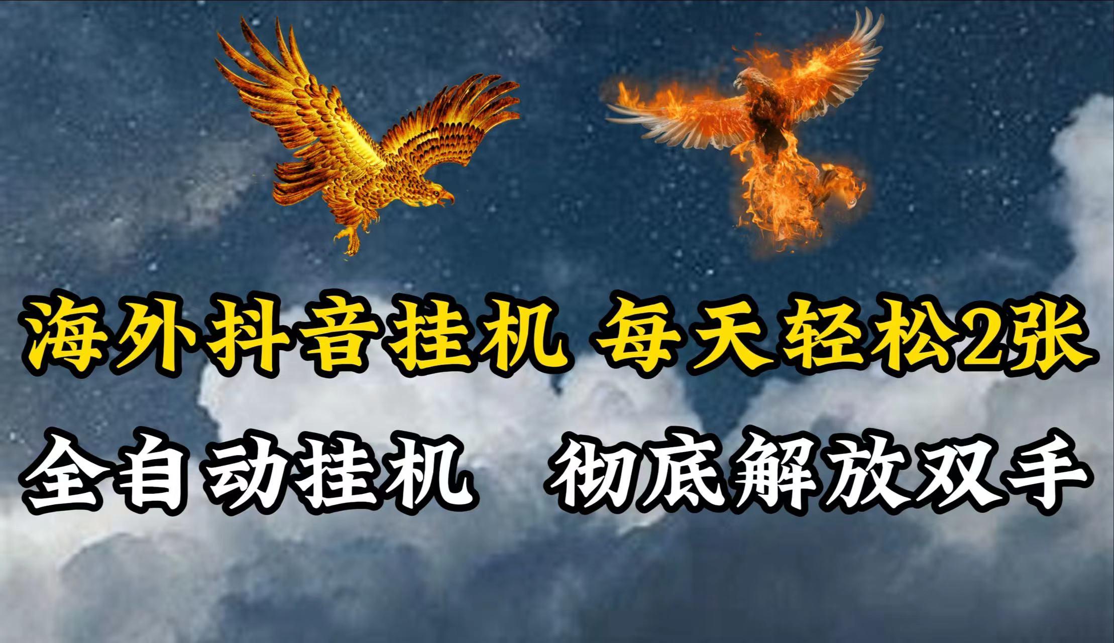 海外抖音挂机，每天轻松2张，全自动挂机，彻底解放双手！-轻创网