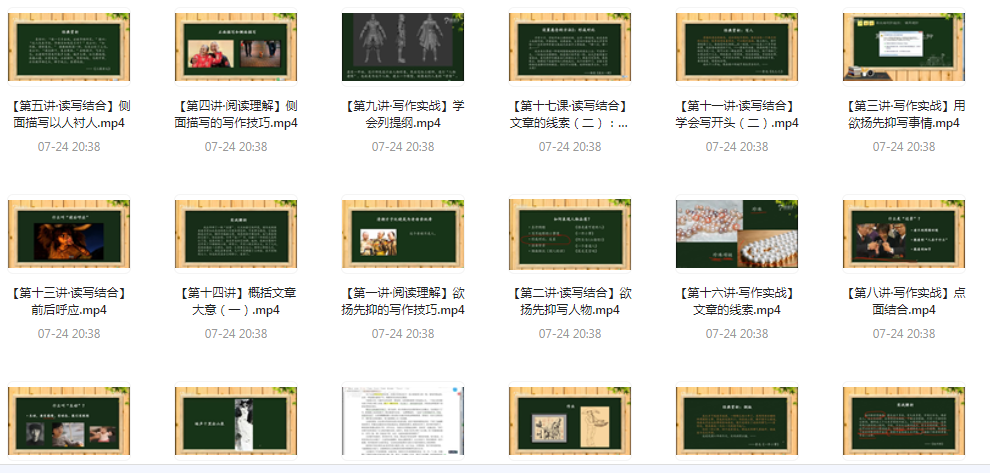 阅读理解及写作技法-轻创网