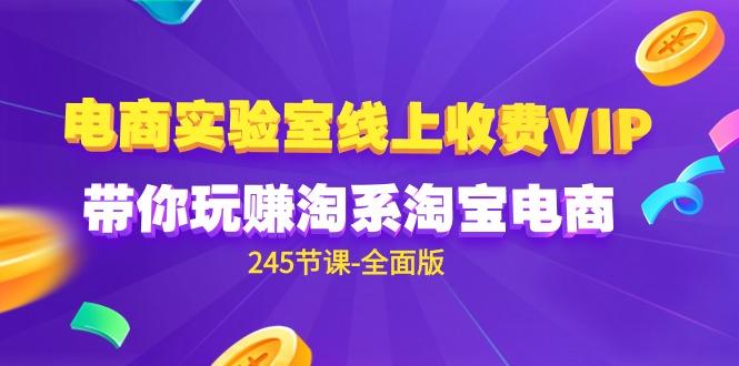 (9859期)电商-实验室 线上收费VIP，带你玩赚淘系淘宝电商(245节课-全面版)-轻创网