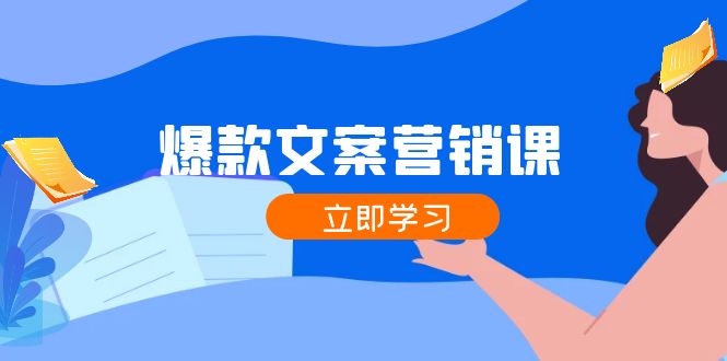 爆款文案营销课：公域转私域，涨粉成交一网打尽，各行业人士必备-轻创网