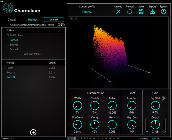 Accentize Chameleon(智能音频插件) v2.1.1 免费版-轻创网