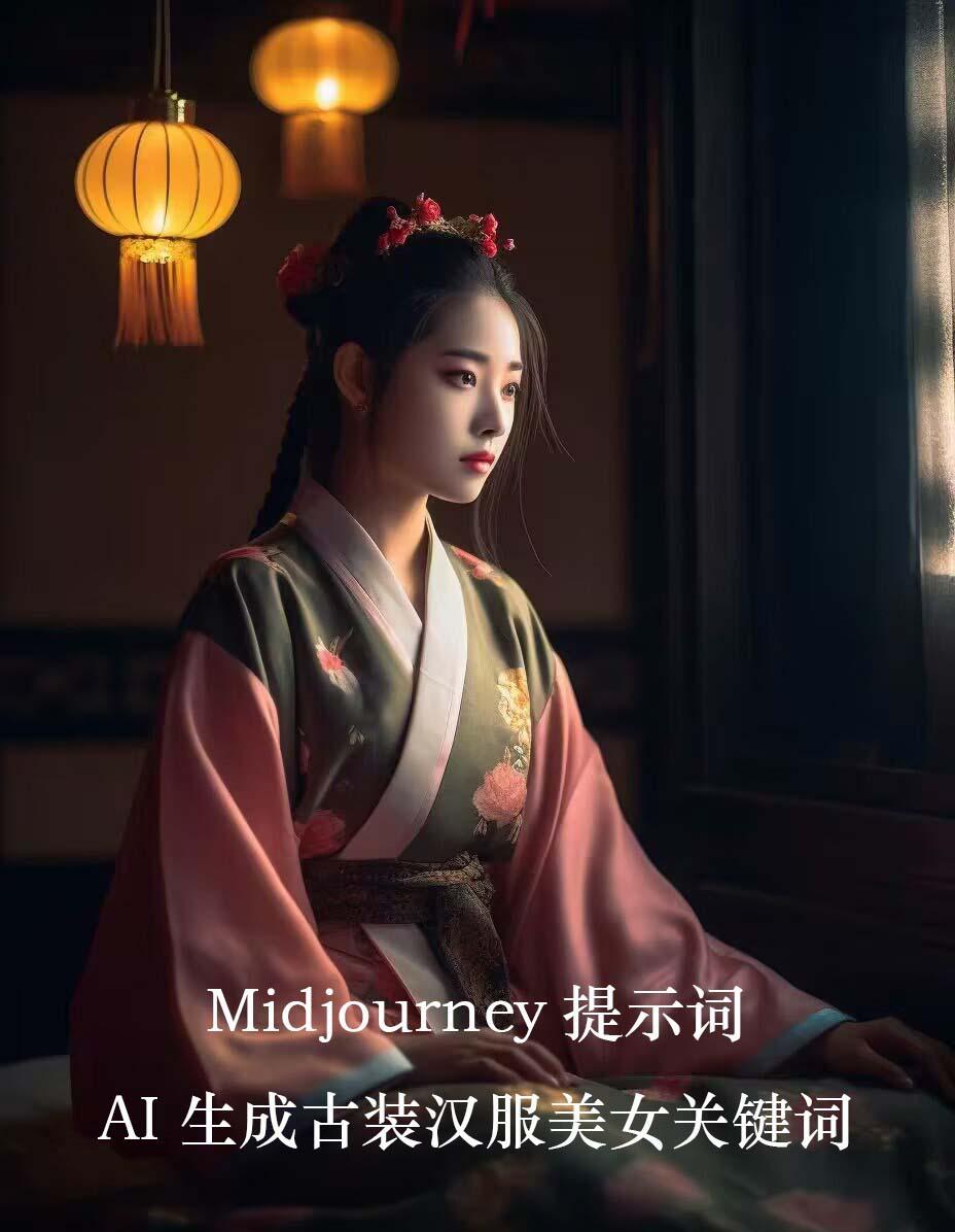 Midjourney关键词-AI生成中国风古装汉服美女人像提示关键词-轻创网