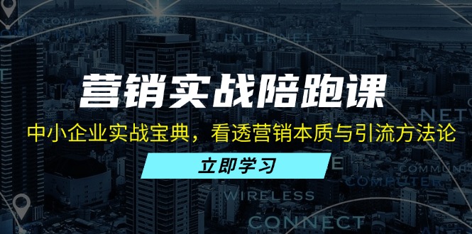 营销实战陪跑课：中小企业实战宝典，看透营销本质与引流方法论-轻创网