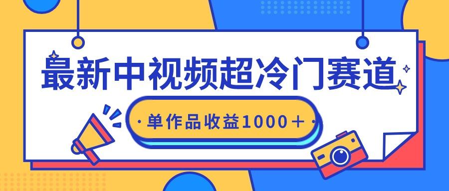 (9275期)最新中视频超冷门赛道，轻松过原创，单条视频收益1000＋-轻创网