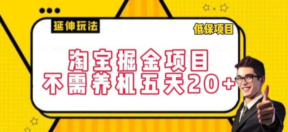 淘宝掘金项目，不需养机，五天20+，每天只需要花三四个小时【揭秘】-轻创网