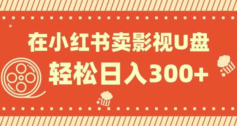 在小红书上卖影视U盘，轻松日入300+，操作简单，小白可轻松上手-轻创网