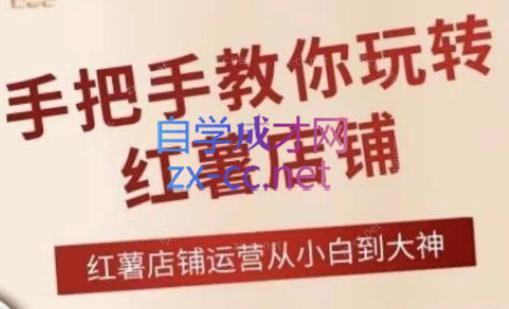 海燕老师·2024手把手教你玩转红薯店铺-轻创网