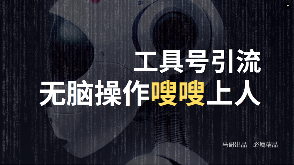 24年抖音最新工具号日引流300+创业粉，日入5000+-轻创网