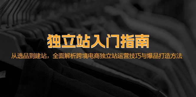 独立站入门指南：从选品到建站，全面解析跨境电商独立站运营技巧与爆品…-轻创网