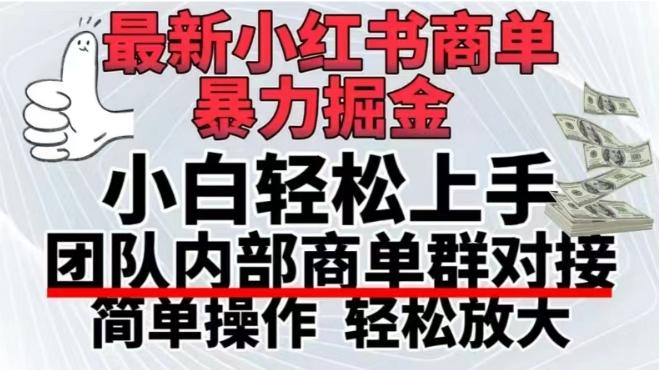 最新小红书商单，暴力掘金，单月稳定变现3W+-轻创网