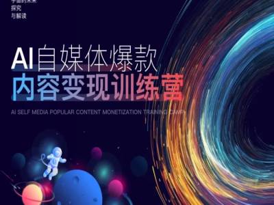 AI自媒体爆款内容变现训练营，20%底层逻辑，60%实操方法，20%案例拆解(即学即用)-轻创网