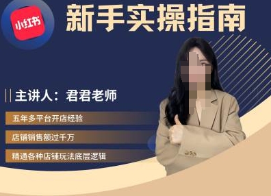 君君-小红书电商从入门到精通，新手实操指南-轻创网
