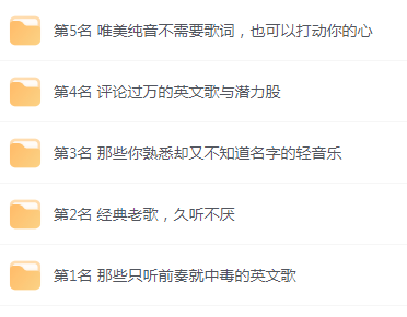 【无损音乐分享】网易云音乐收藏榜单前五名合集 精选好歌-轻创网