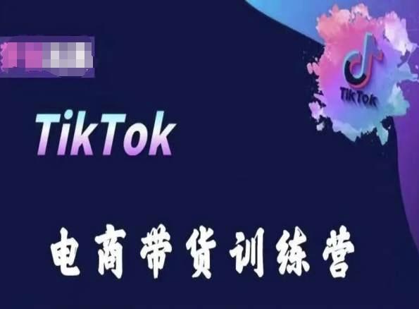TikTok电商带货训练营，跟随时代潮流，跨境掘金-轻创网