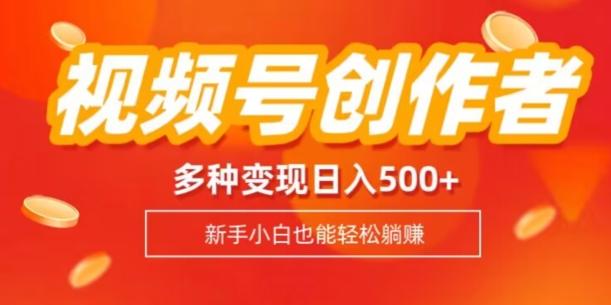 视频号创作者计划，多种变现方式，日入500+【内附1080g视频素材】-轻创网