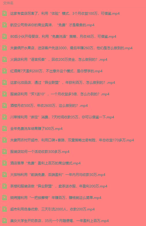 图片[5]-(9607期)真实有效391套商业模式，年入几十到几百万案例解析(电子书+视频+图文)-轻创网