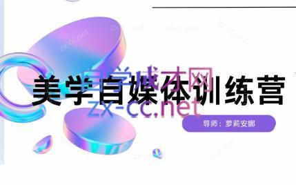 安娜·美学自媒体IP系统课-轻创网
