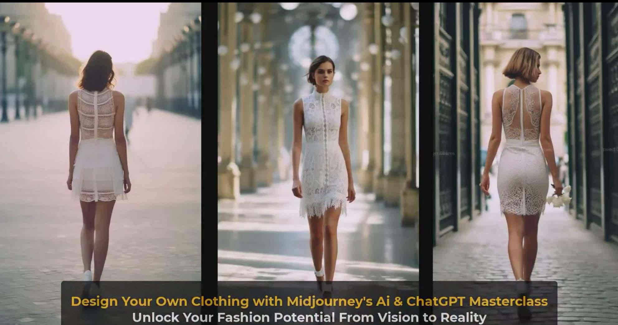 图片[2]-利用 Midjourneys Ai 人工智能设计自己的服装AI大师班-10节课-中英字幕-轻创网