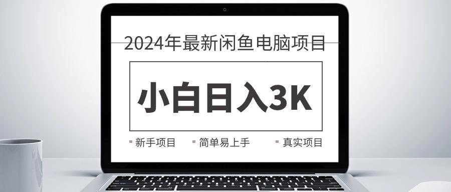2024最新闲鱼卖电脑项目，新手小白日入3K+，最真实的项目教学-轻创网