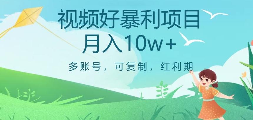 视频号暴利项目，多账号，可复制，红利期，月入10w+【揭秘】-轻创网