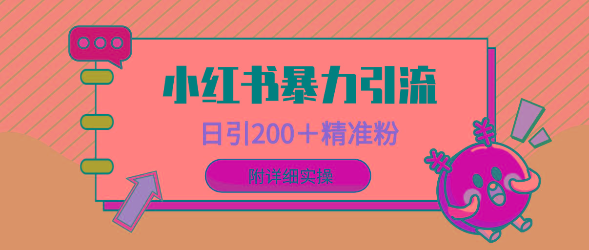 (9582期)小红书暴力引流大法，日引200＋精准粉，一键触达上万人，附详细实操-轻创网