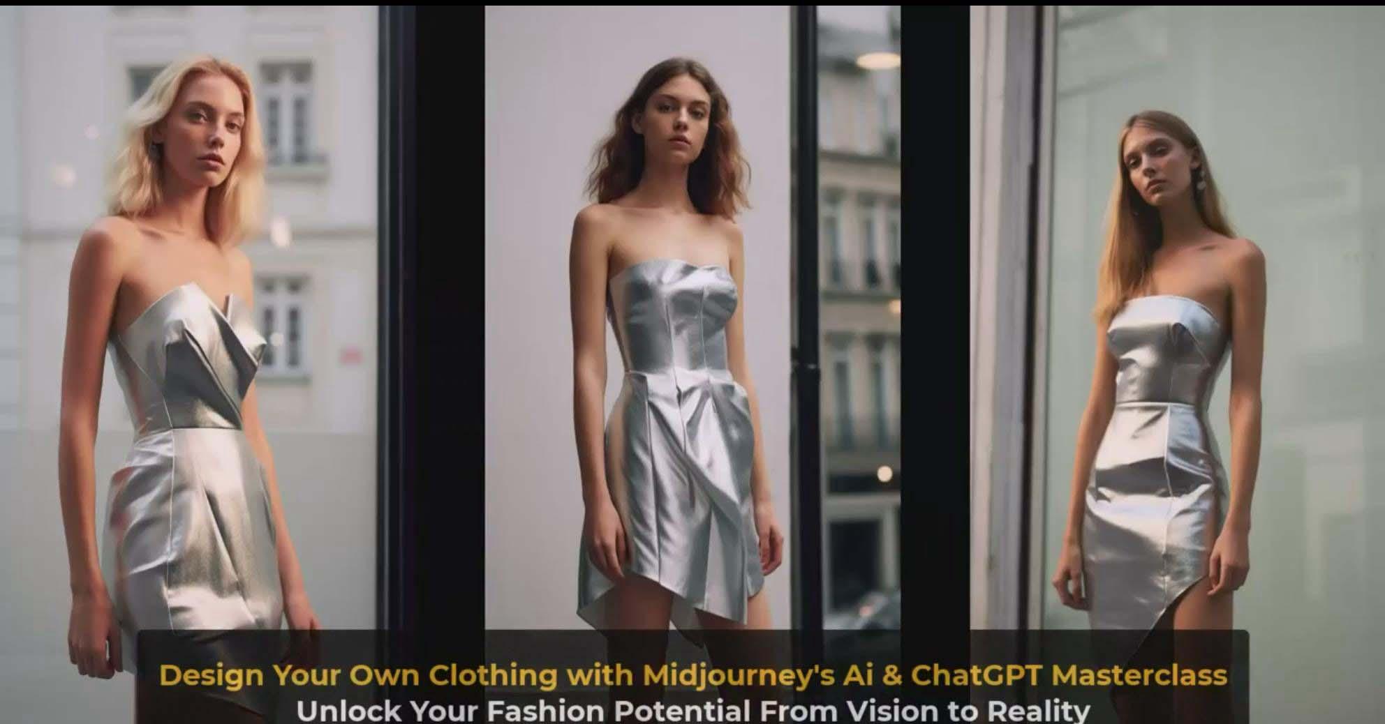 图片[8]-利用 Midjourneys Ai 人工智能设计自己的服装AI大师班-10节课-中英字幕-轻创网