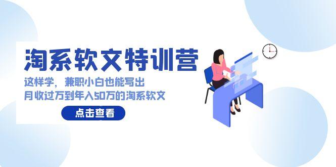 (9588期)淘系软文特训营：这样学，兼职小白也能写出月收过万到年入50万的淘系软文-轻创网