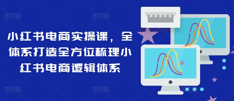 小红书电商实操课，全体系打造全方位梳理小红书电商逻辑体系-轻创网